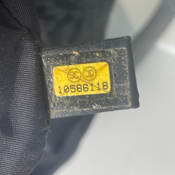 Authentic CHANEL Black Travel Line Tote Bag - Picture 5 of 8